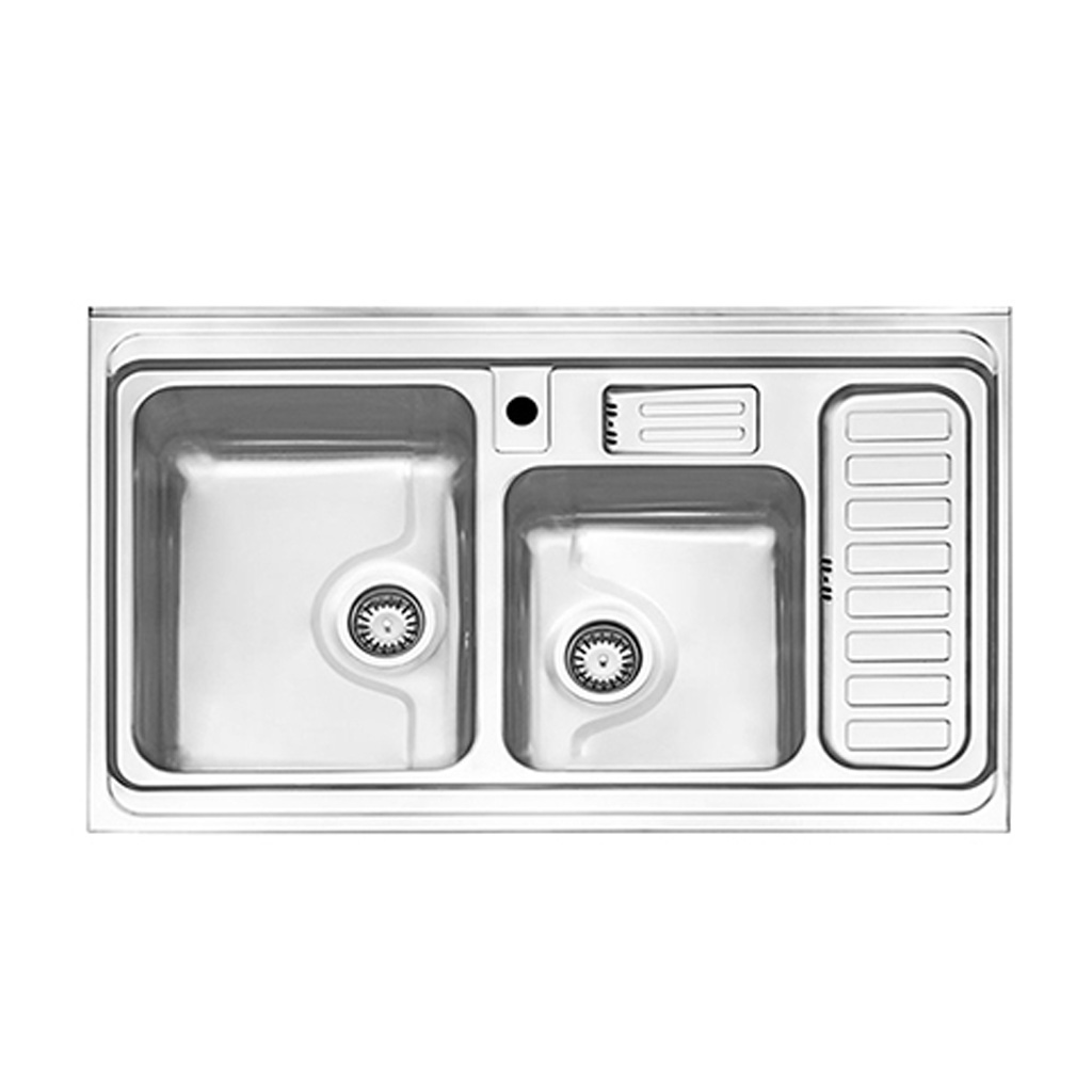 سینک استیل البرز کد 812 روکار