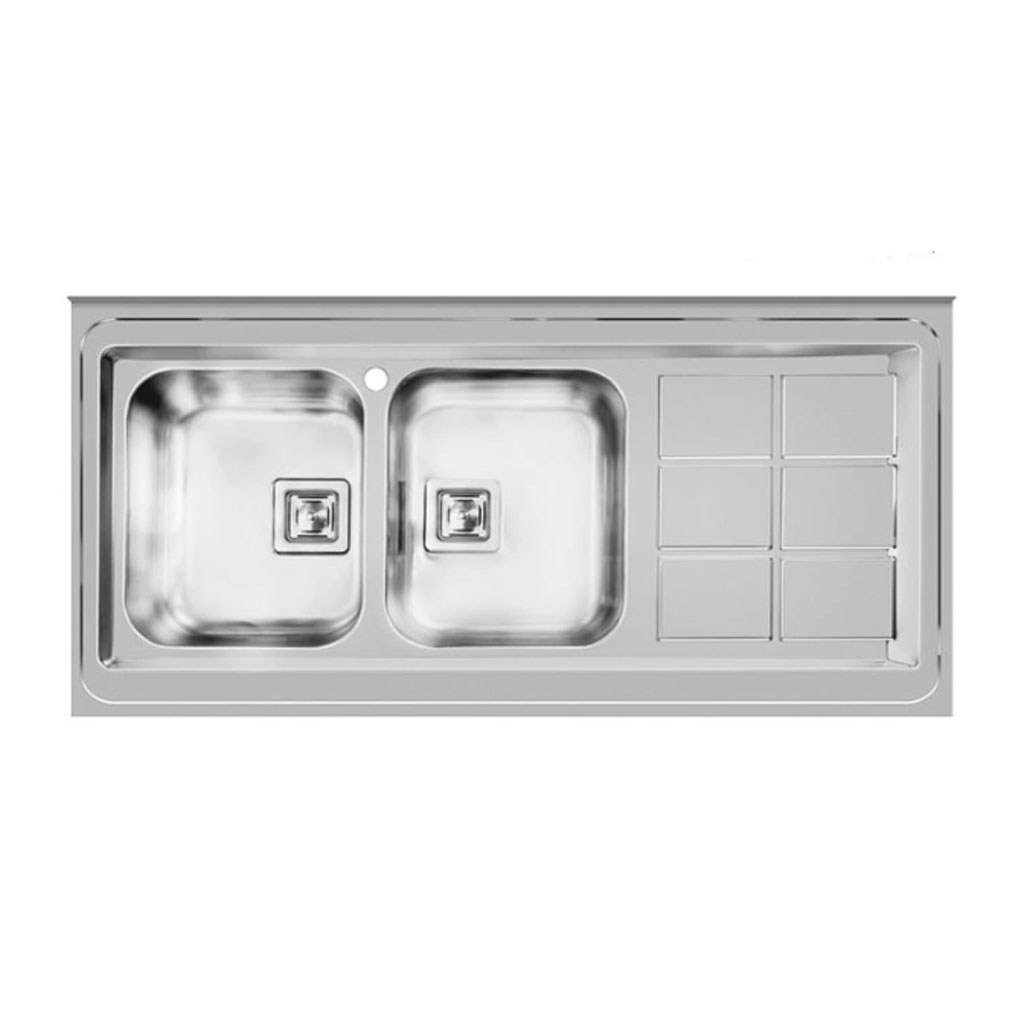 سینک ظرفشویی روکار کد 502S اخوان